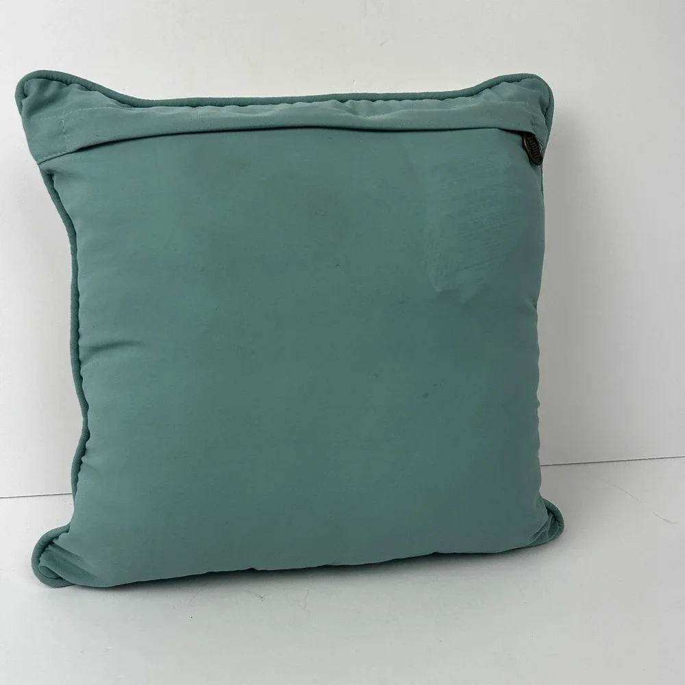 Pier 1 Imports Coastal Beaded Sea Shells Throw Cushion Pillow Decorative 14